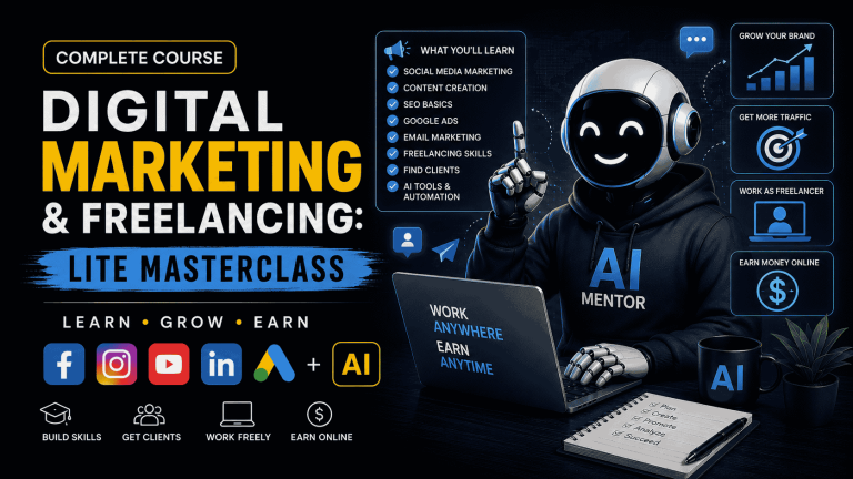 Digital Marketing & Freelancing: Lite Masterclass