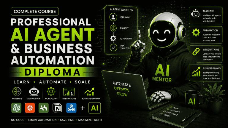 Professional AI Agent & Business Automation Diploma